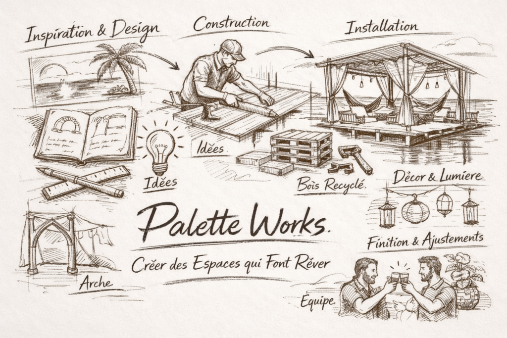 Feuille de croquis de nos créations